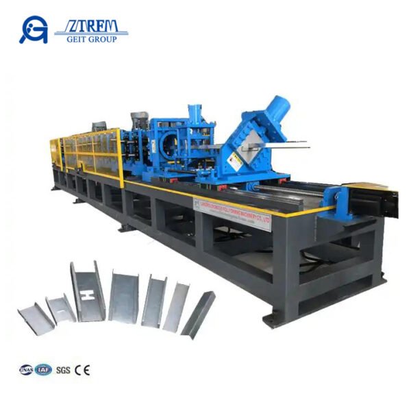 Stud and track roll forming machine