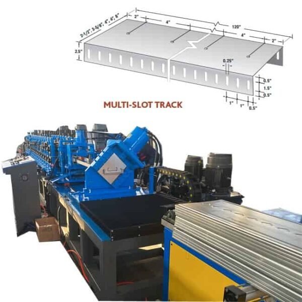 Slot Track Profile Roll Forming Machine