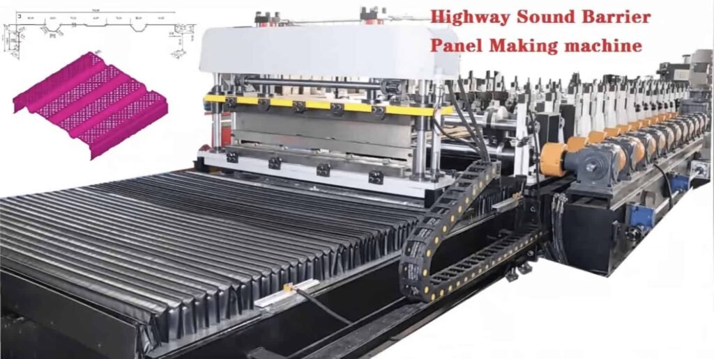 Sound-Barrier-Panel-Roll-Forming Machine