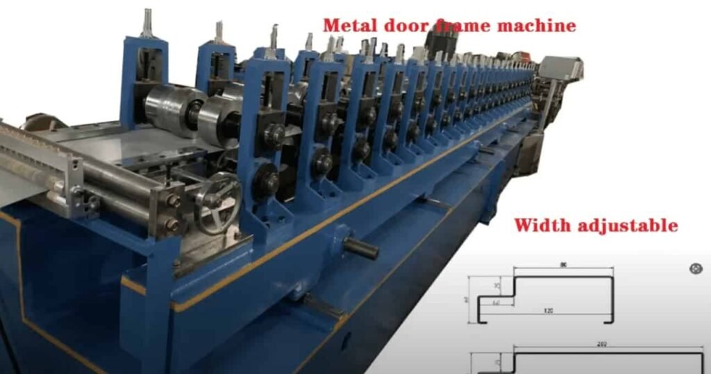 metal-door-frame-machine