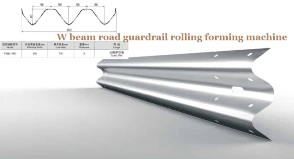Highway Road Guardrail Rolling Forming Machine